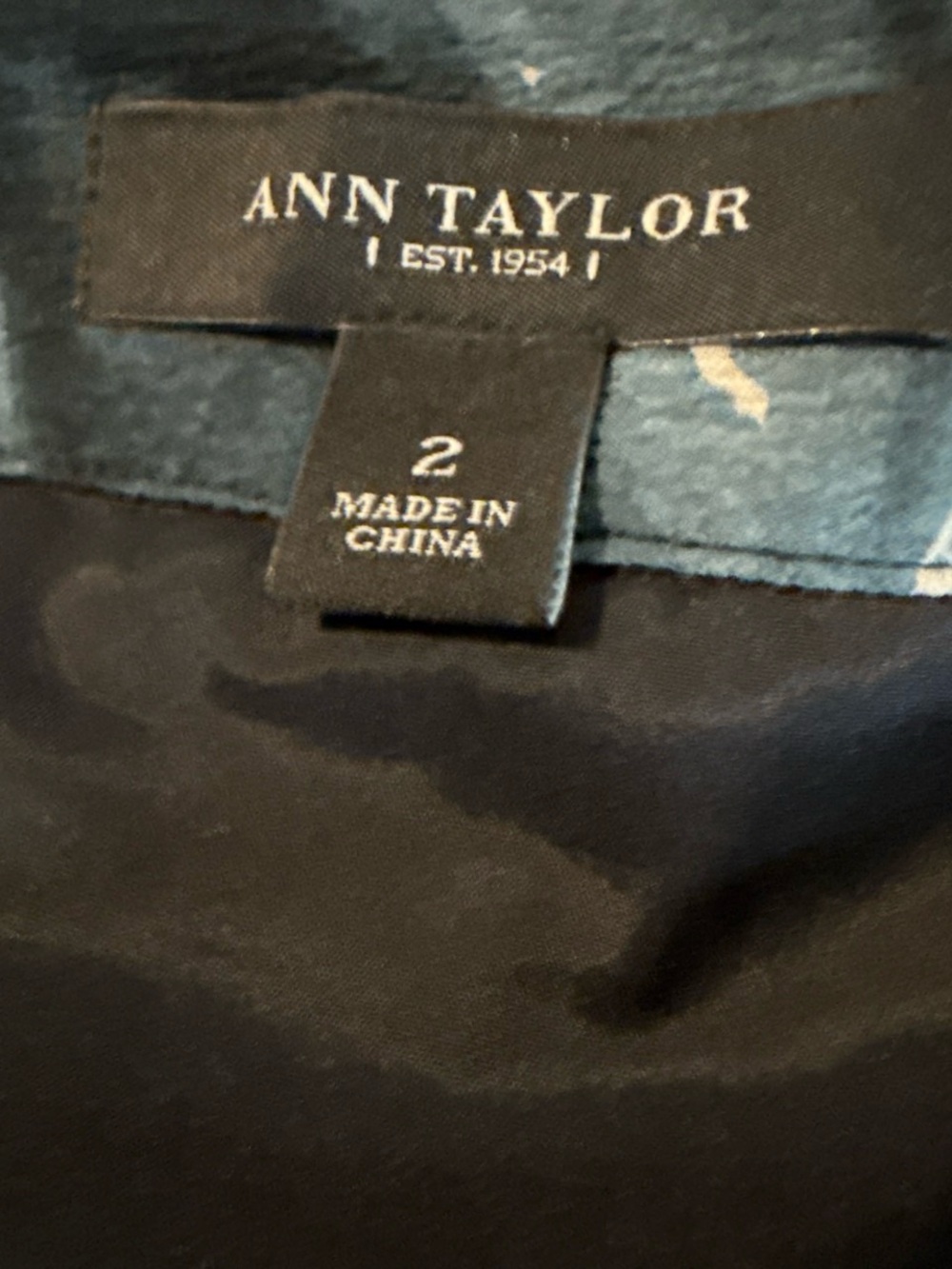Ann Taylor Black and Cream Abstract Ruffle Mini Skirt - Picture 5 of 6